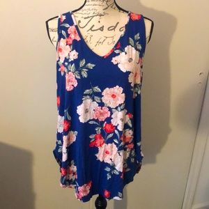 Torrid Tank Top 1X Floral Soft Stretch